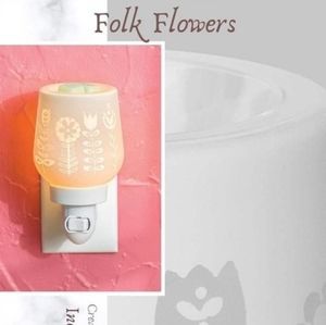 Mini warmer folk Flowers Scentsy